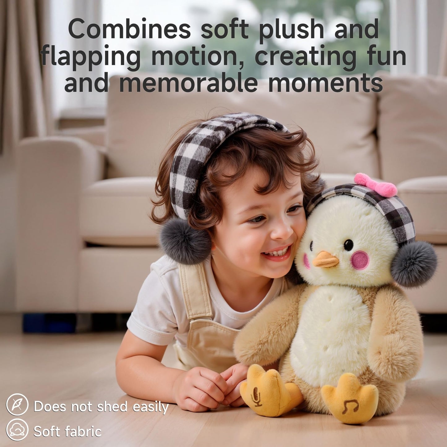 TUMAMA Dancing Talking Chicken Toy – Interactive Plush Chick with Recording and Singing