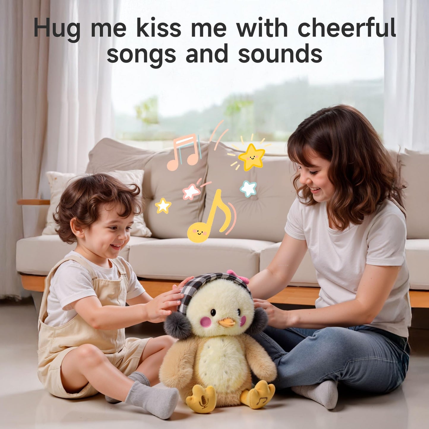 TUMAMA Dancing Talking Chicken Toy – Interactive Plush Chick with Recording and Singing