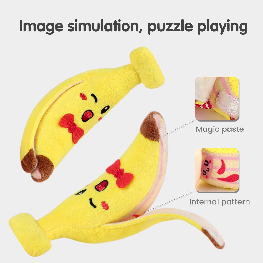 TUMAMA KIDS Hanging Fruit Rattle Set – Plush Baby Toys for 3–12 Months (4 Pack)