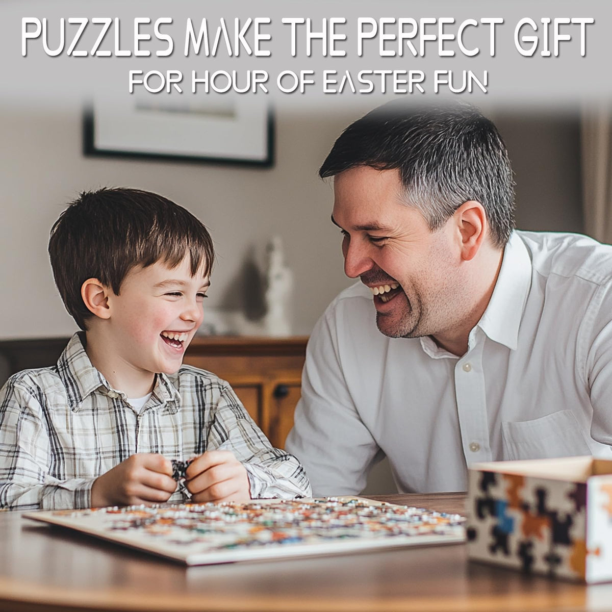 Tumovo Happy Grandma 1000-Piece Puzzle – Pink Valentines Day Gift for Adults