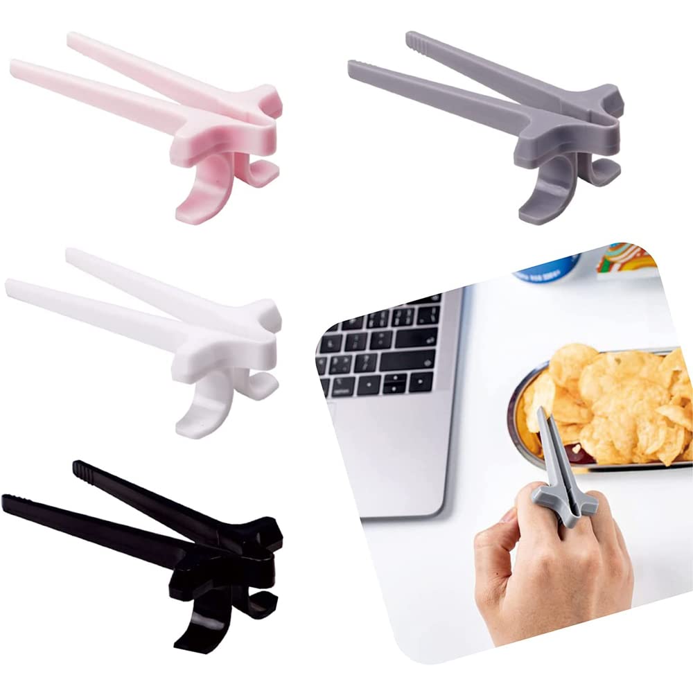 Tuning Master 4pcs Finger Snack Chopsticks for Gamers – Snack Clips & Gaming Finger Sleeves