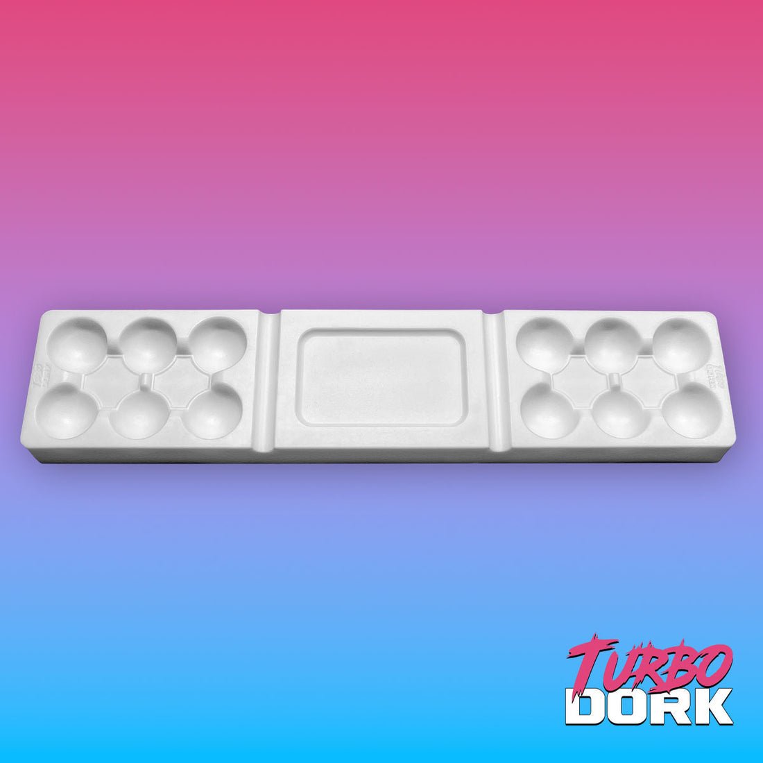 Turbo Dork: Large White Non-Stick Silicone Dry Palette