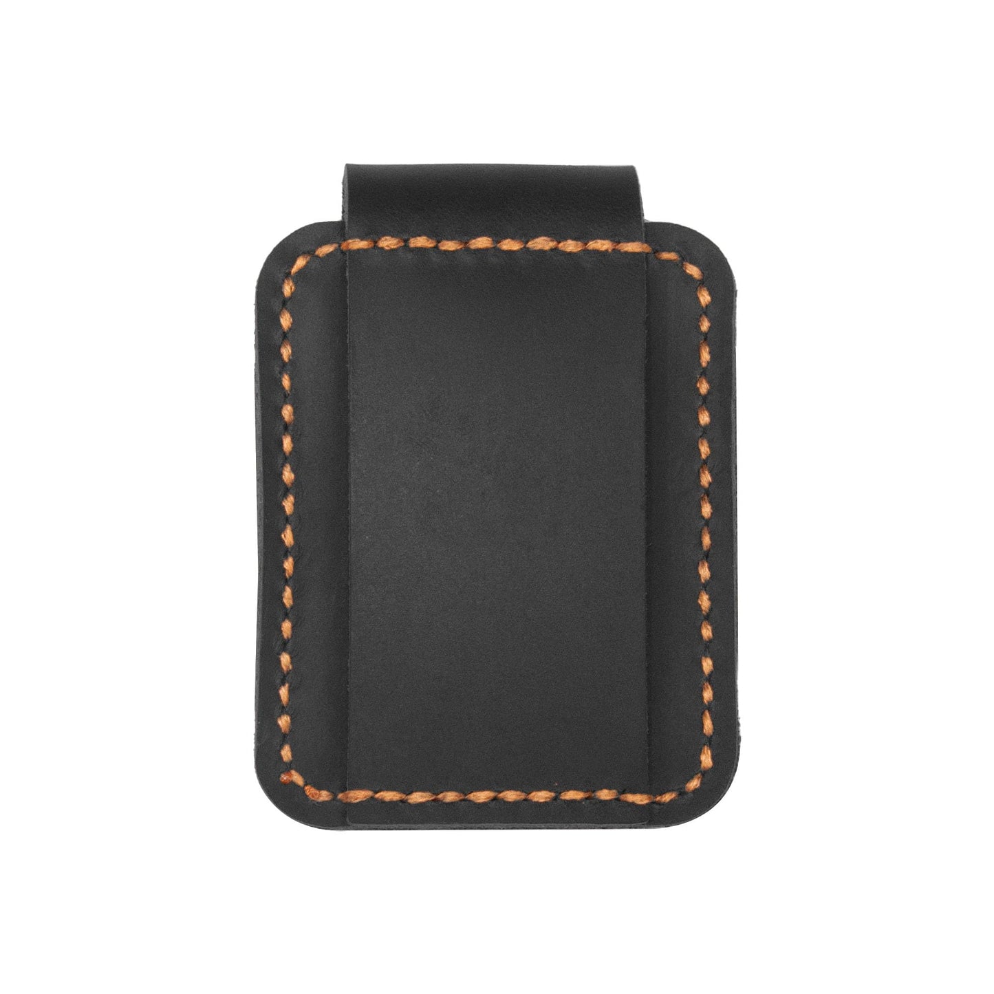 Turbosnail Handmade Leather Lighter Case – Black Zippo Cover | Gift for Him or Her