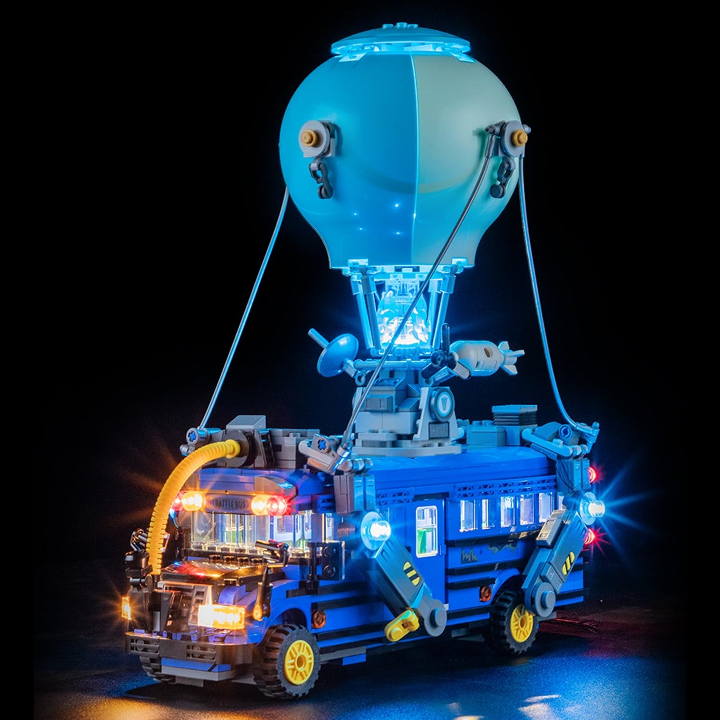 Tusedna LED Light Kit for LEGO Fortnite Battle Bus 77073 – USB/Battery Power, Easy Install