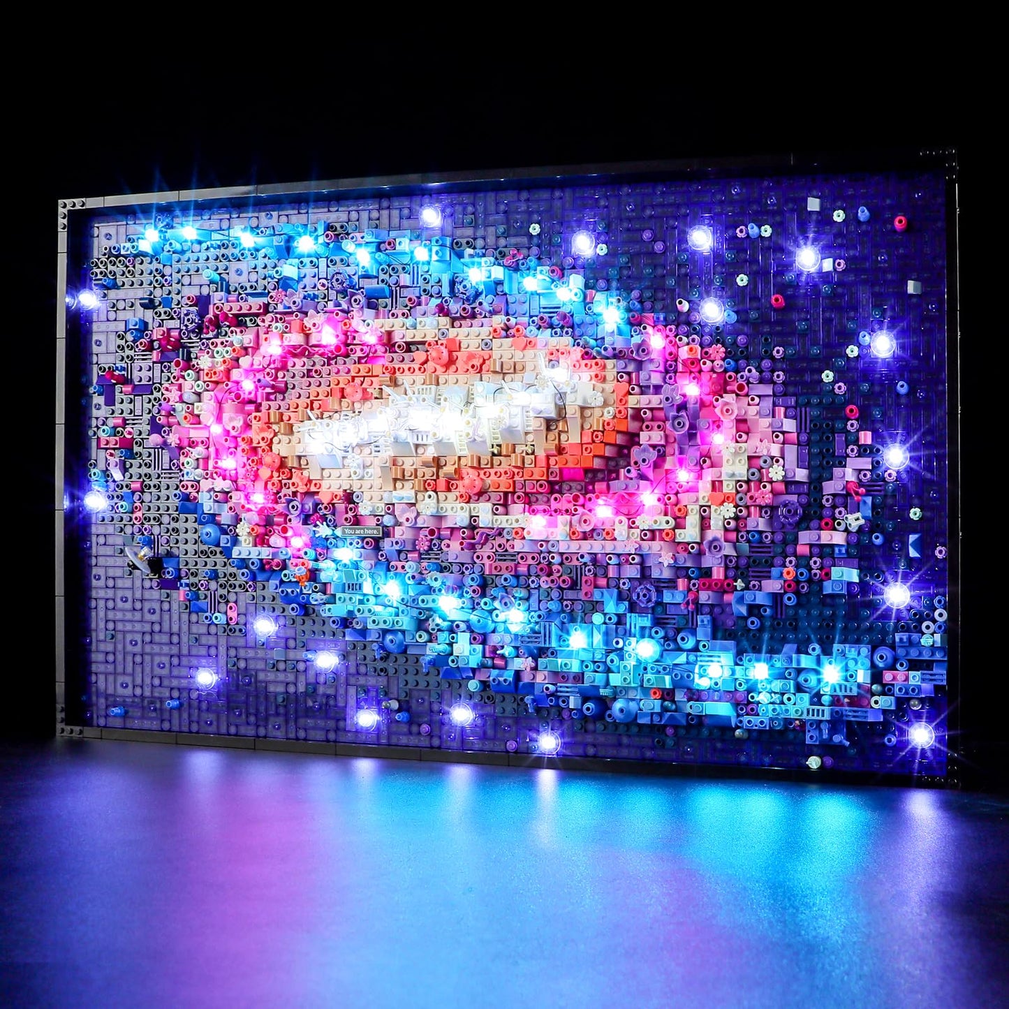 Tusedna LED Light Kit for LEGO 31212 Milky Way Galaxy – USB & Battery Powered