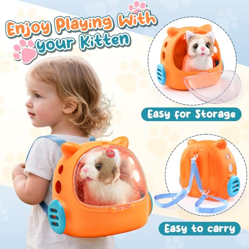 TUZT 17PCS Interactive Cat Toys – Veterinarian Playset for Kids 3-8