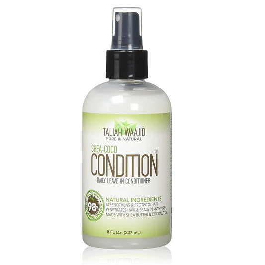 Taliah Waajid Shea-Coco Condition Daily Leave-In Conditioner Deep Hydration & Detangling for Natural & Curly Hair 237ml/8.01 oz