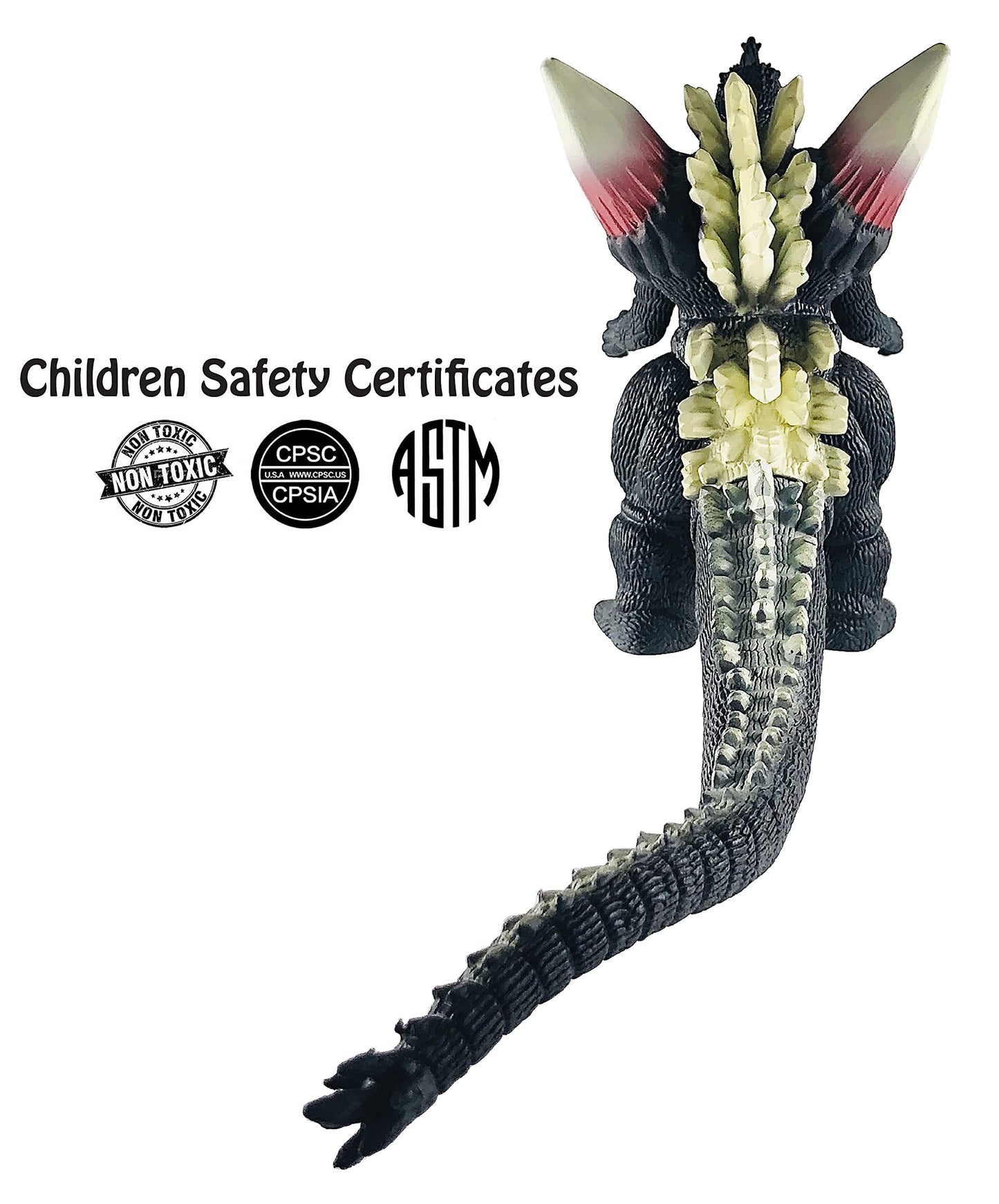 TwCare SpaceGodzilla & Gigan 2-Pack Kaiju Figures – Movable Joints, Soft Vinyl, Travel Bag