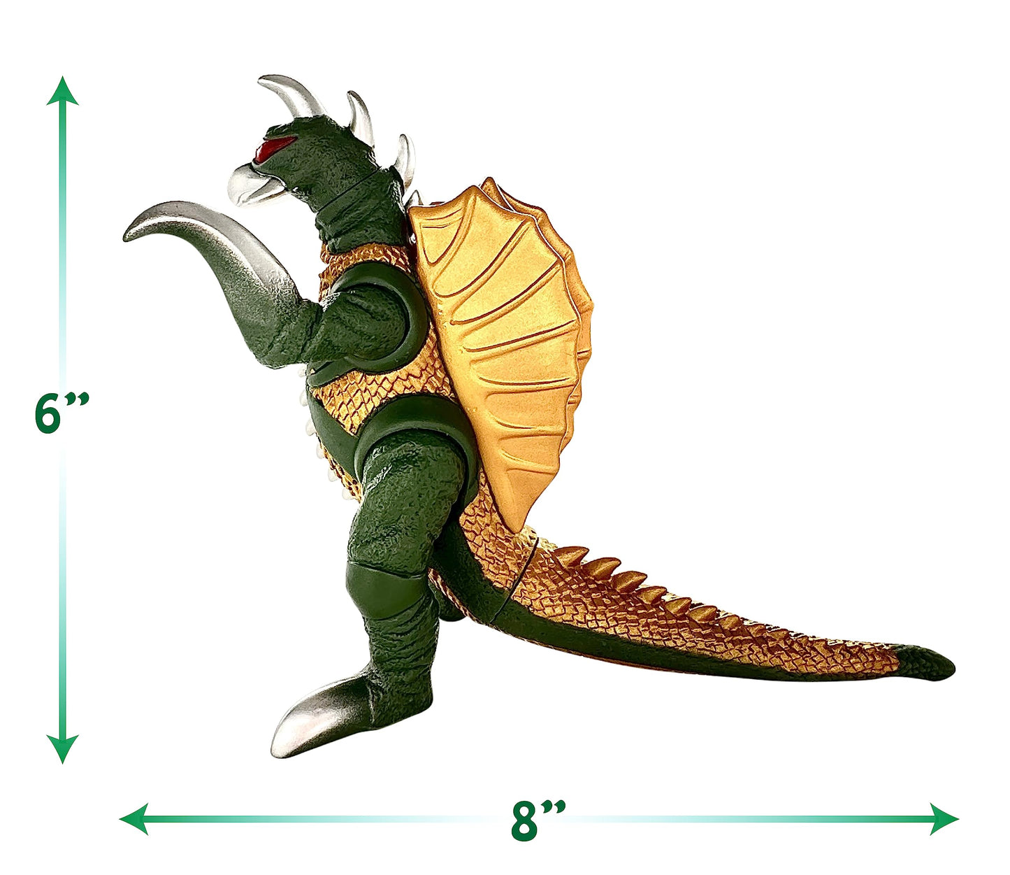 TwCare SpaceGodzilla & Gigan 2-Pack Kaiju Figures – Movable Joints, Soft Vinyl, Travel Bag
