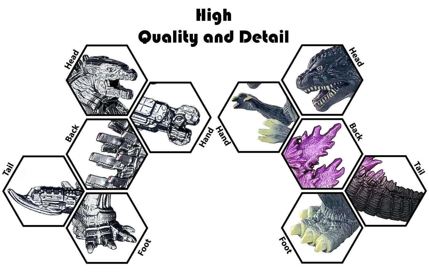 TwCare 2-Pack MechaGodzilla & Monster Millennium Figures – 2021 Movie Series