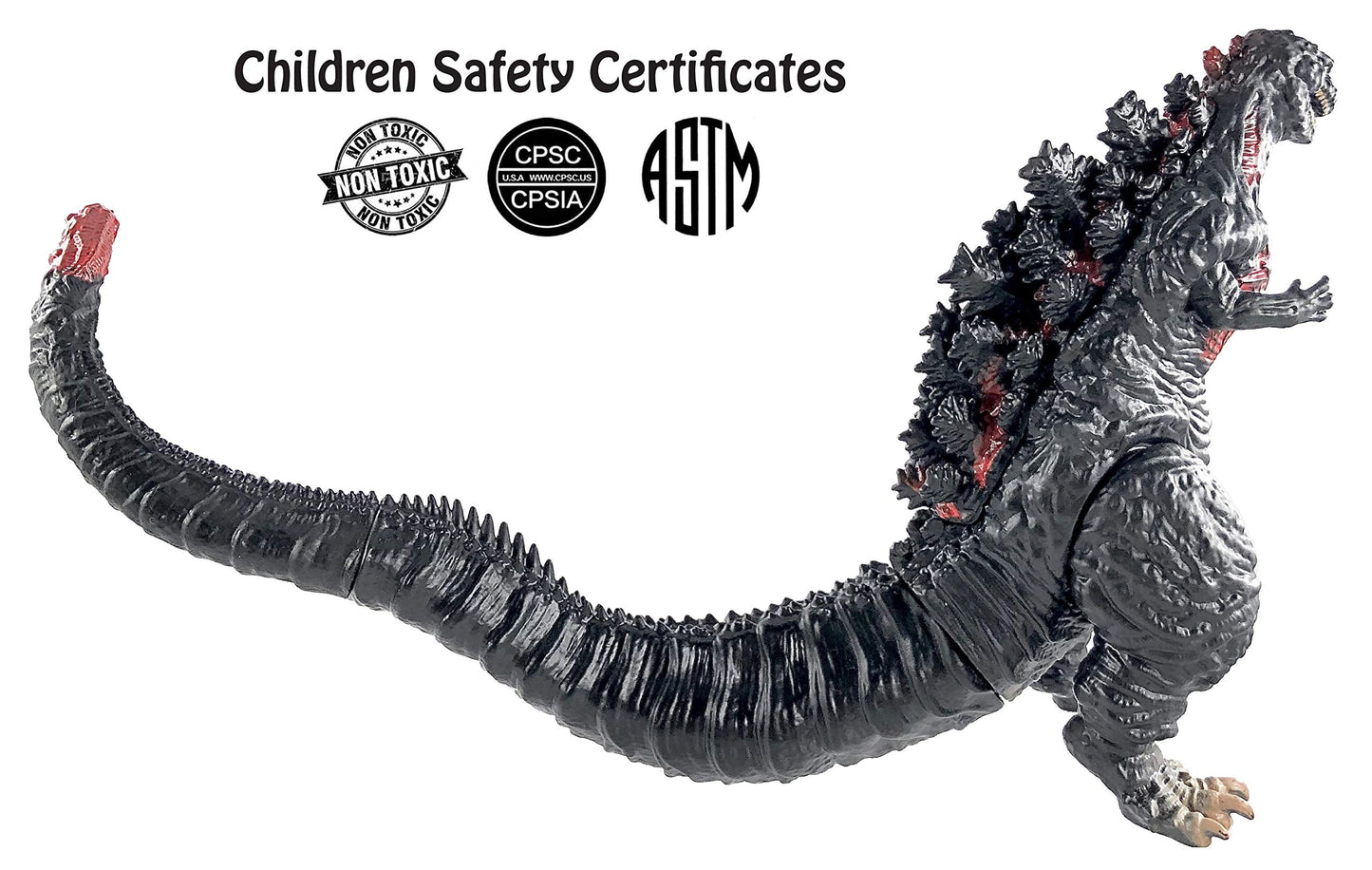 TwCare Shin Godzilla Legendary Action Figure — Movable Joints, Soft Vinyl, Carry Bag