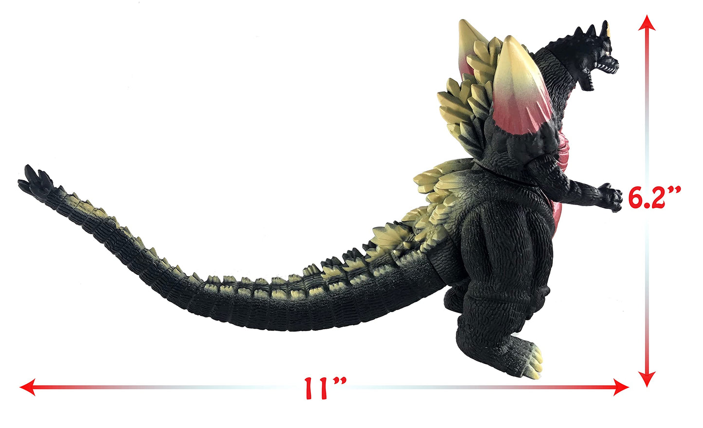 TwCare SpaceGodzilla & Gigan 2-Pack Kaiju Figures – Movable Joints, Soft Vinyl, Travel Bag