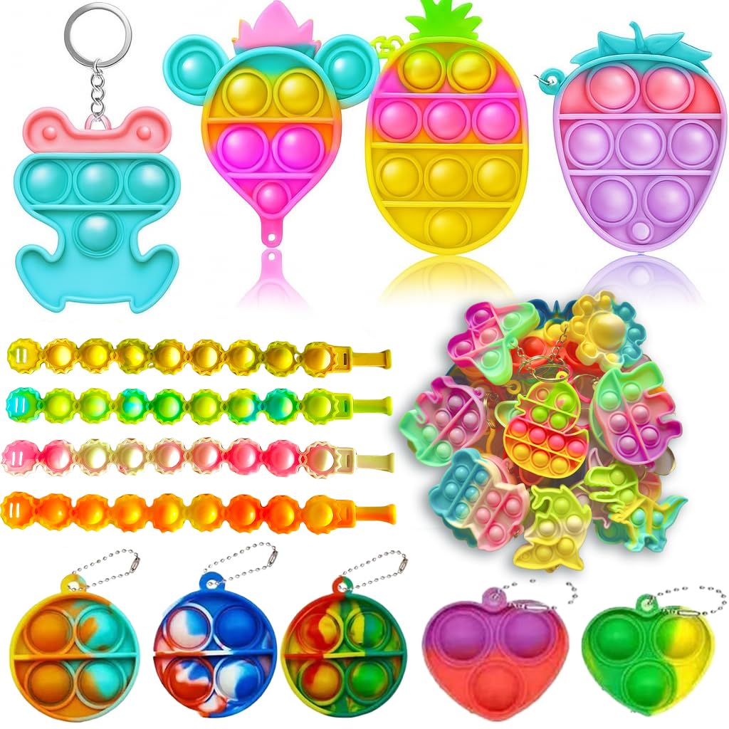 TwCare 160 Pcs Fidget Toys Pack – Random Sensory Set for Kids & Adults