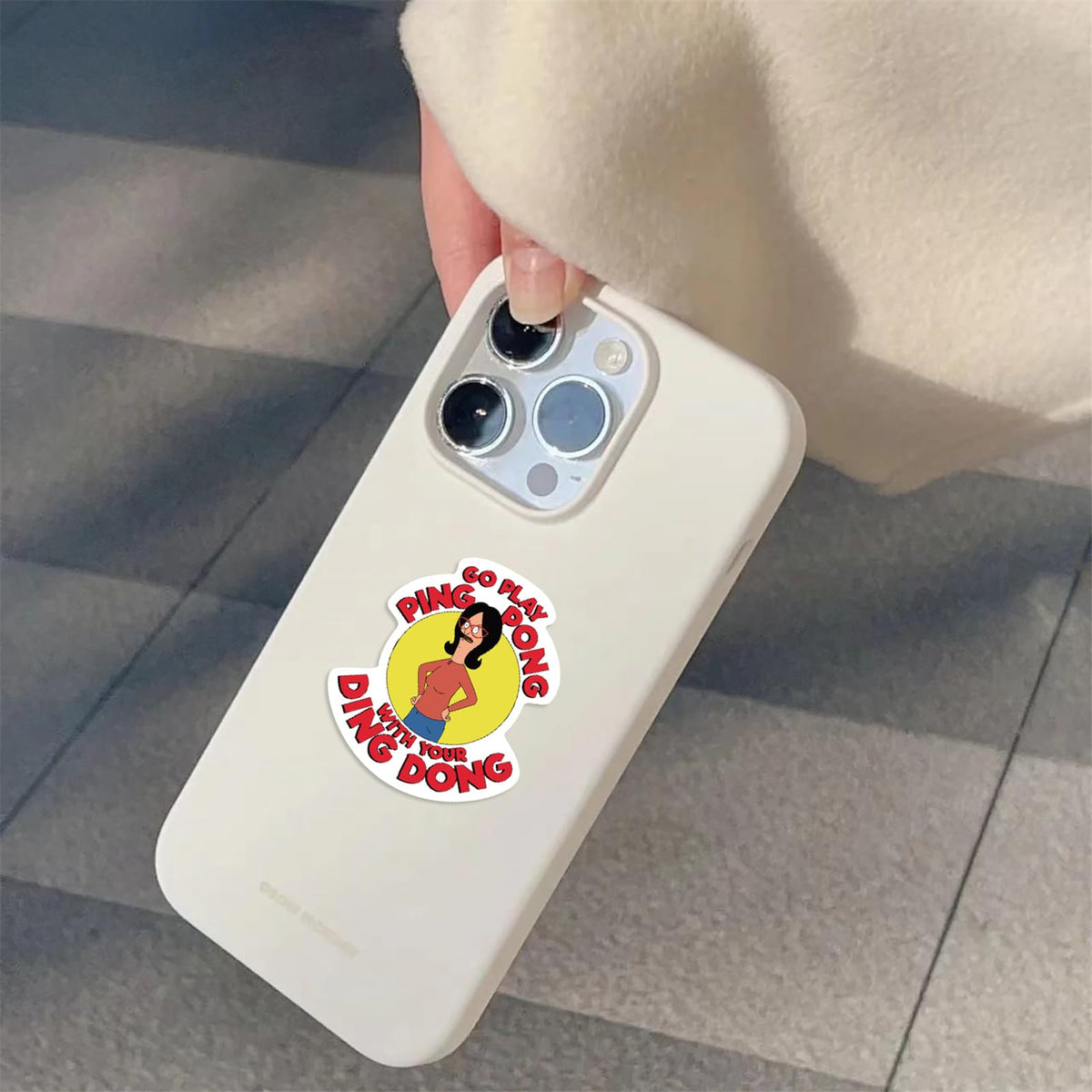TWGOGOTIC Bob's Burgers Stickers – 50 Waterproof Vinyl Stickers for Water Bottles, Laptops & More