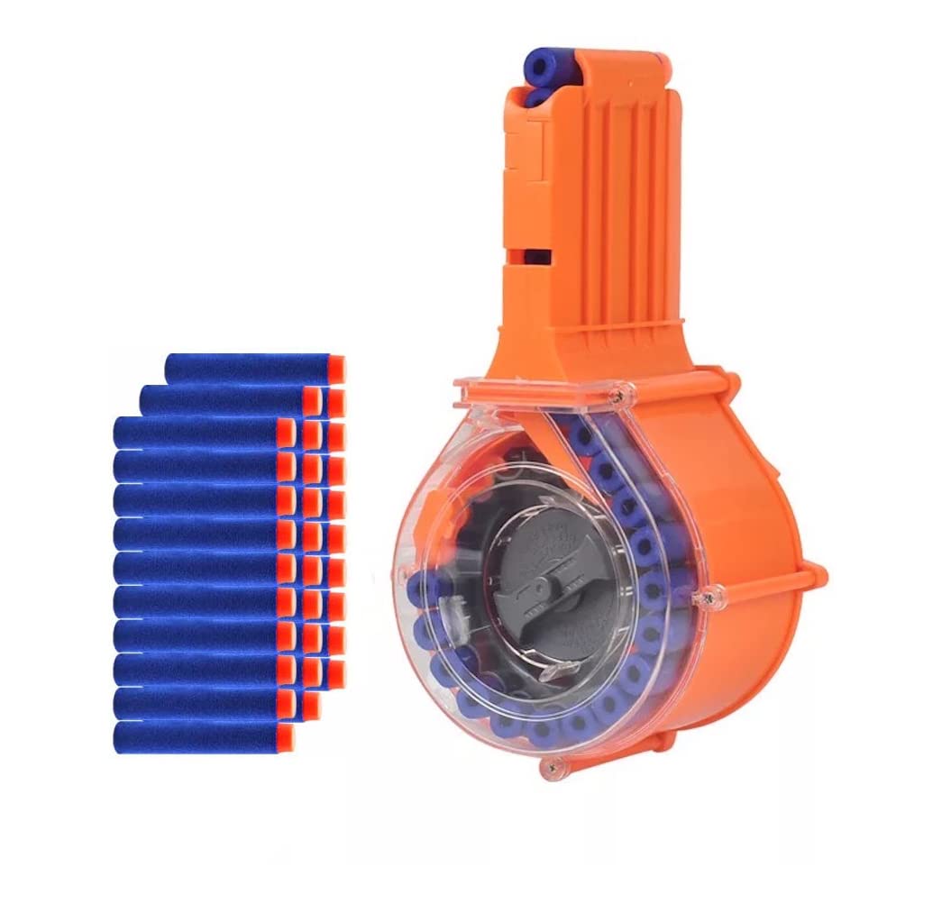 Twiddler Toys 25-Round Drum Magazine for Nerf N-Strike Elite Series – 30 Darts