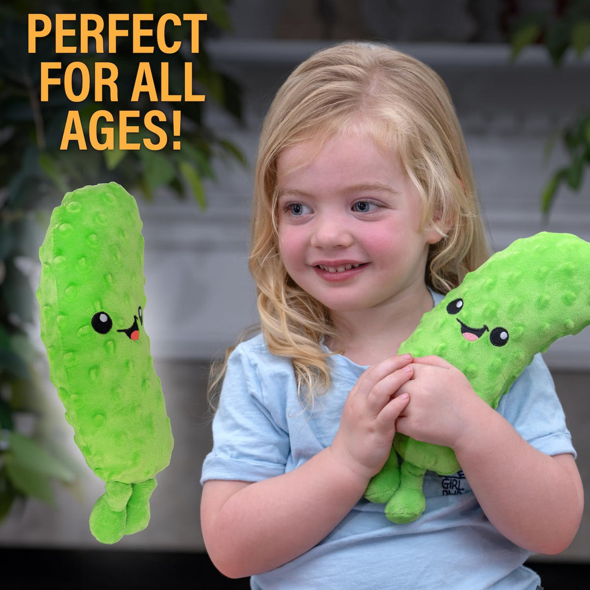 Twiddler Toys Yodeling Plush Pickle – 11-inch Sings Hilarious Yodels | Funny Gag Gift