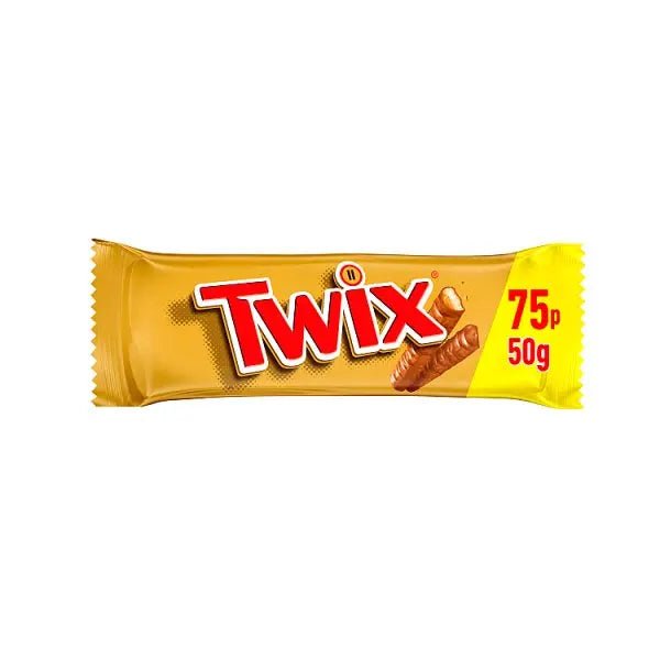 Twix Caramel & Milk Chocolate Fingers Biscuit Snack Bar