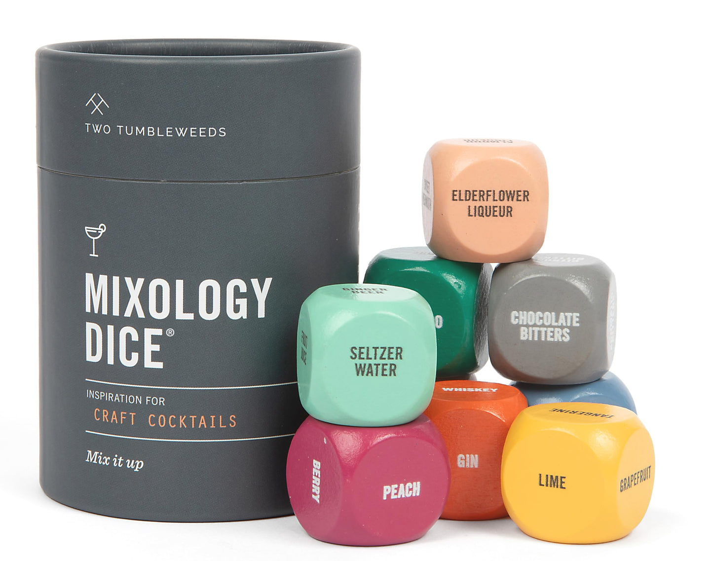 Two Tumbleweeds Mixology Dice - 9-Dice Set for Craft Cocktails & Mocktails