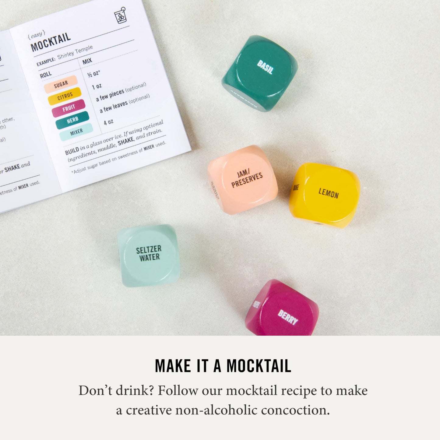 Two Tumbleweeds Mixology Dice - 9-Dice Set for Craft Cocktails & Mocktails