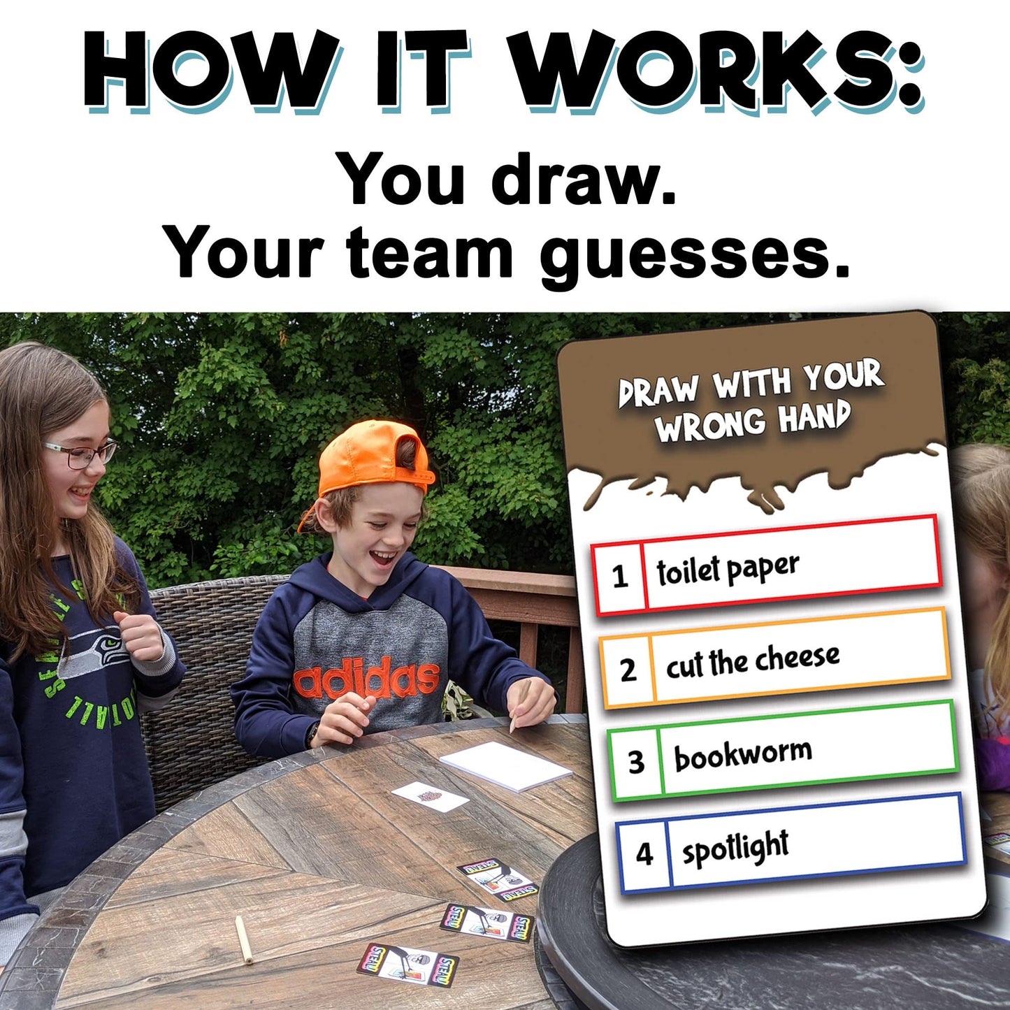 TwoPointOh Games Artsy Fartsy – Fun Family Party Game for Kids & Adults | Award-Winning Gift