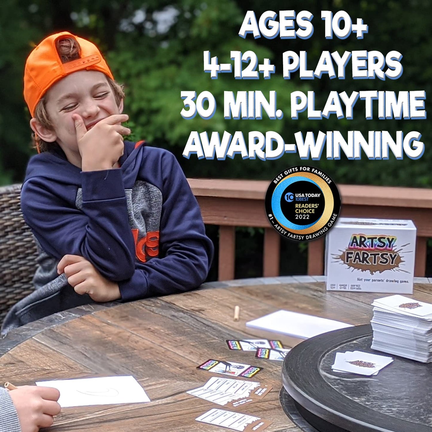 TwoPointOh Games Artsy Fartsy – Fun Family Party Game for Kids & Adults | Award-Winning Gift