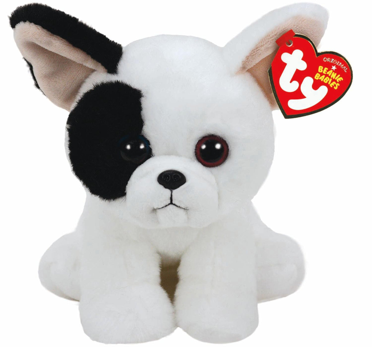TY 41203 Marcel French Bulldog Beanie Baby – Multicolored, 15 cm