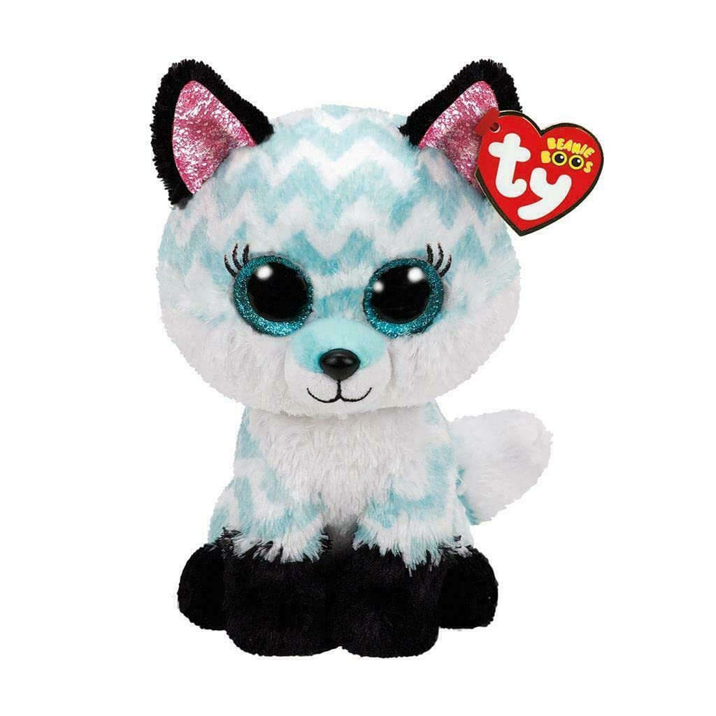 TY Atlas Fox Beanie Boo 15 cm – Multicoloured Plush Toy