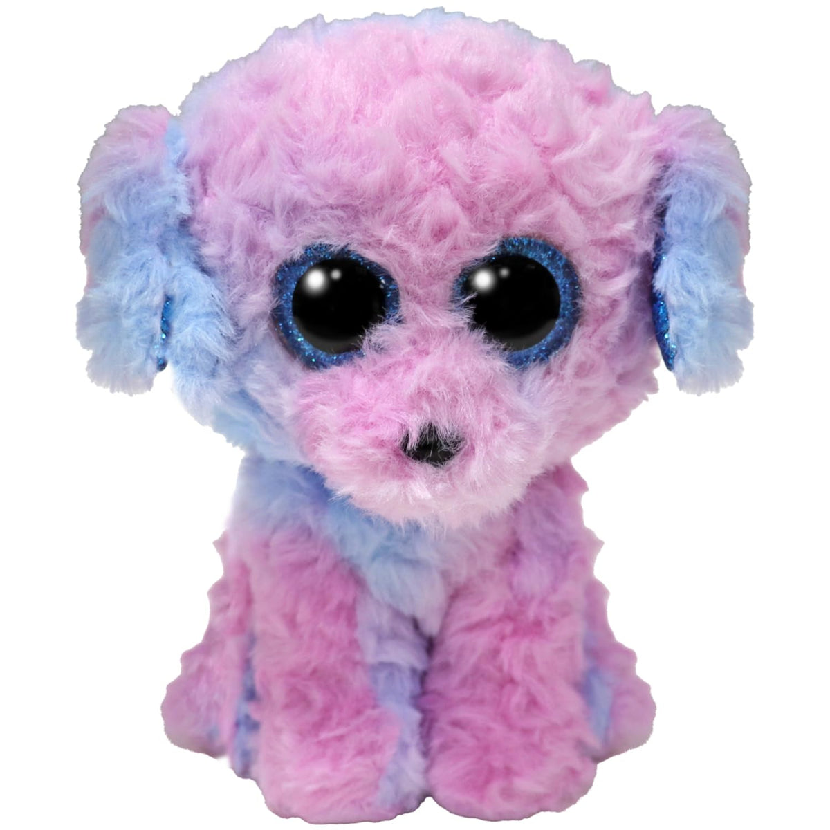 Ty Beanie Boos Flora Poodle Plush – 15 cm with Big Bright Blue Eyes (T37389)