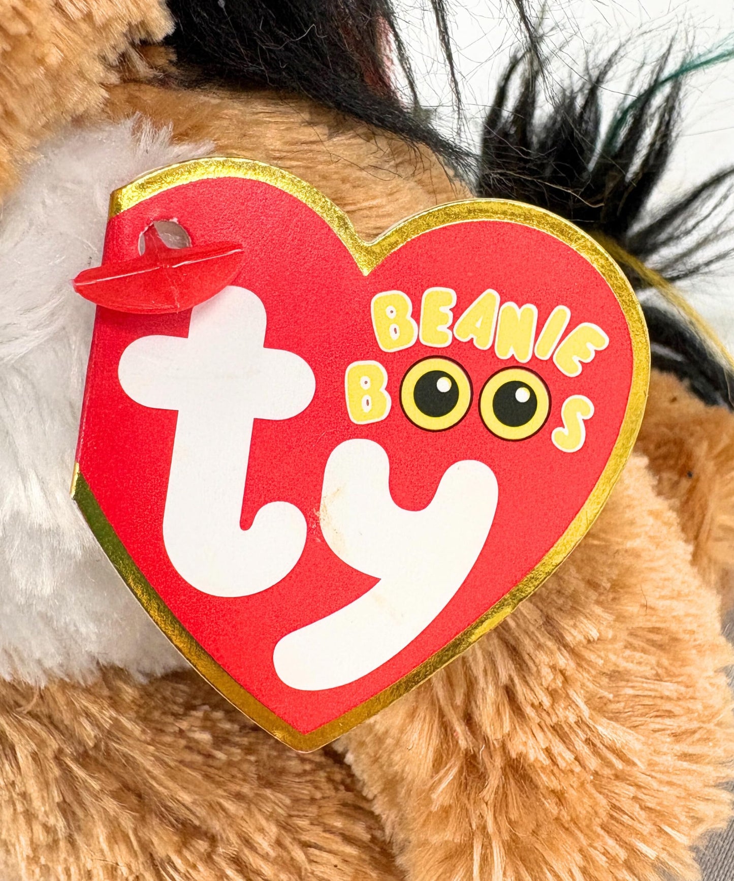 TY Beanie Boos Ramsey Lion Plush – 15 cm, Multicolored, Soft Cuddle Toy