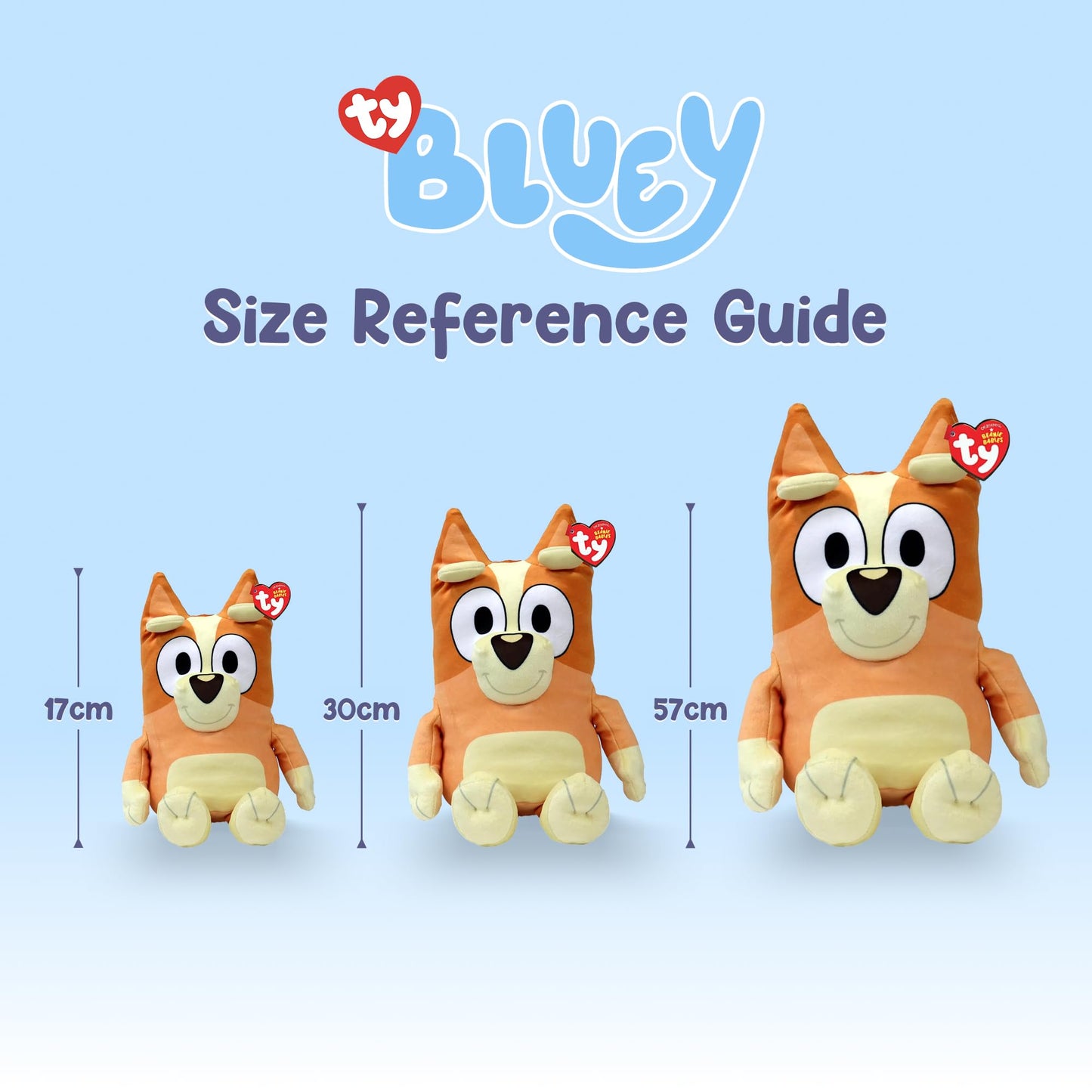 TY Bluey Floppy Plush Toy – 6-Inch Soft Plush by Ty