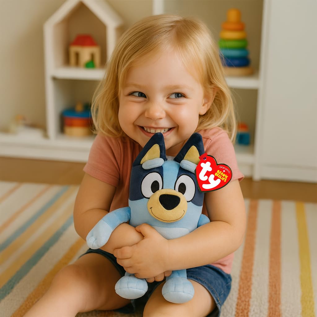 TY Bluey Floppy Plush Toy – 6-Inch Soft Plush by Ty