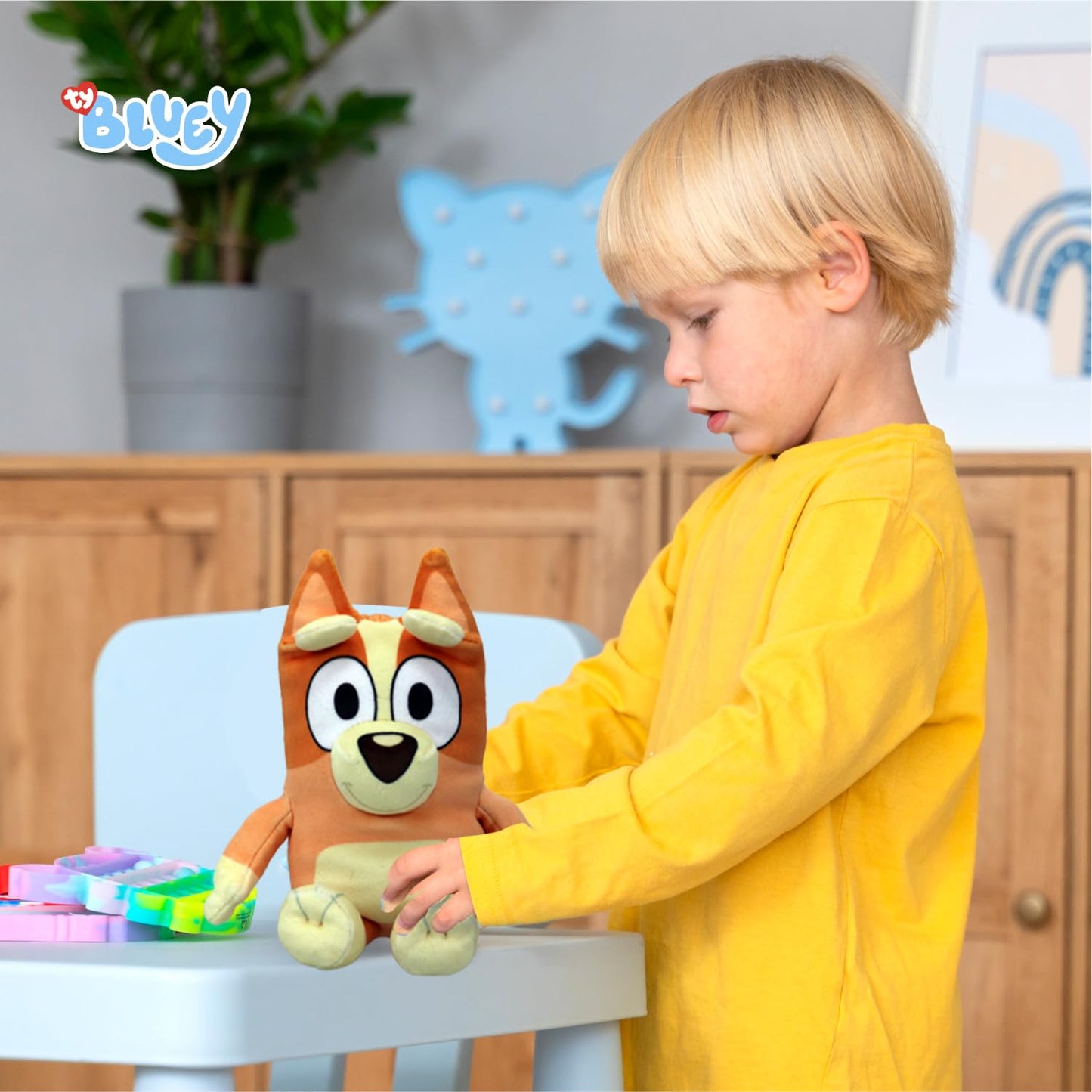 TY Bluey Floppy Plush Toy – 6-Inch Soft Plush by Ty