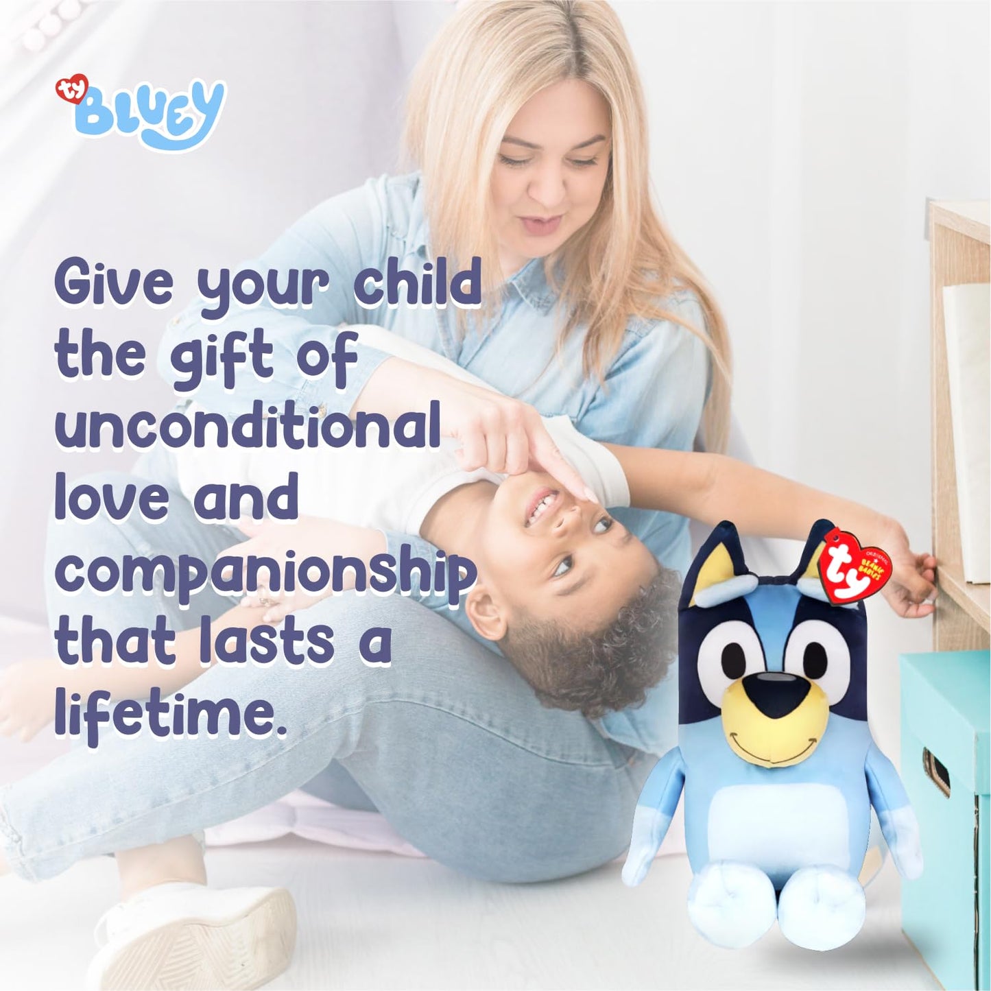 TY Bluey Floppy Plush Toy – 6-Inch Soft Plush by Ty