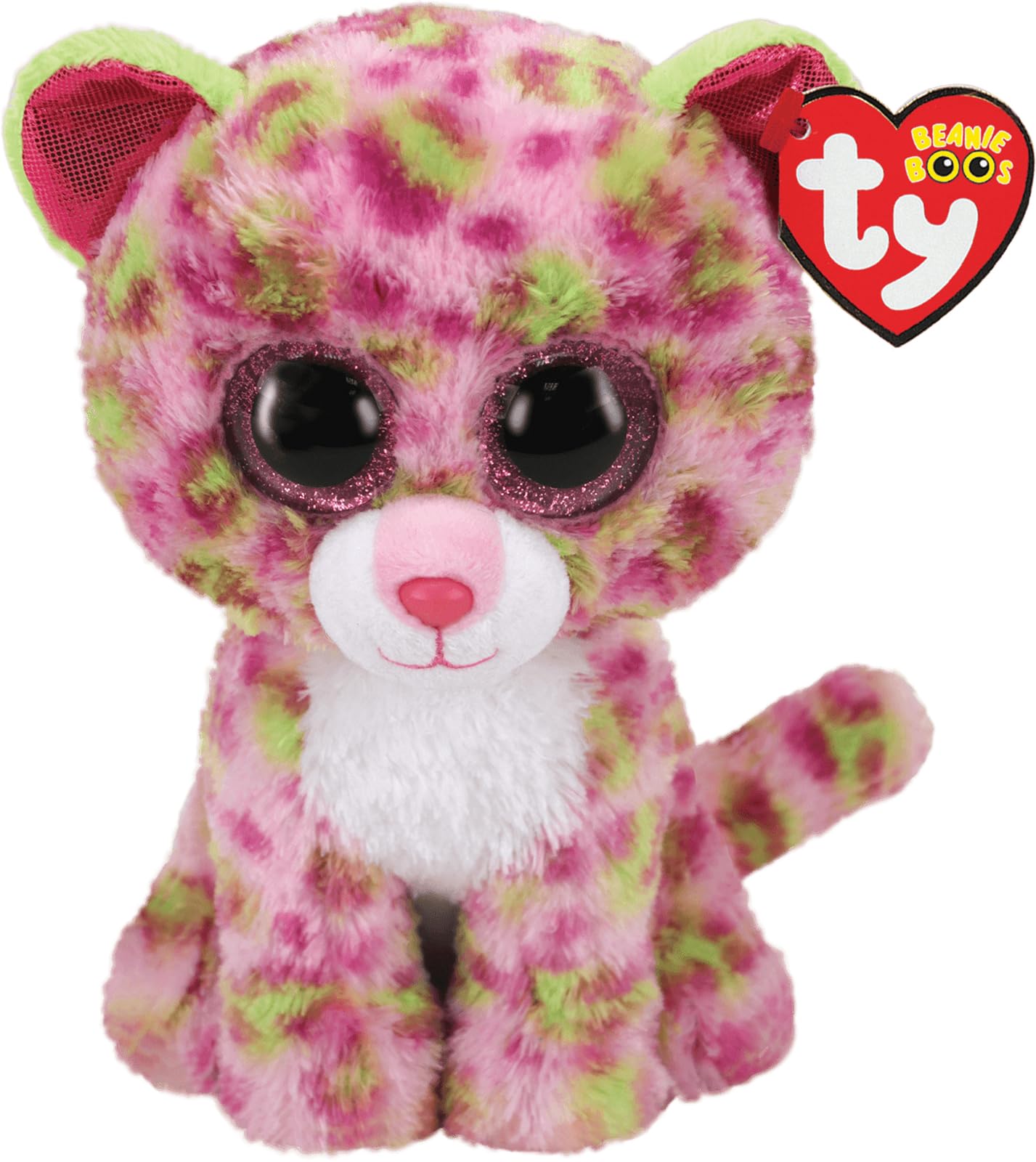 TY Lainey Leopard Beanie Boos Plush – 15 cm Multicoloured