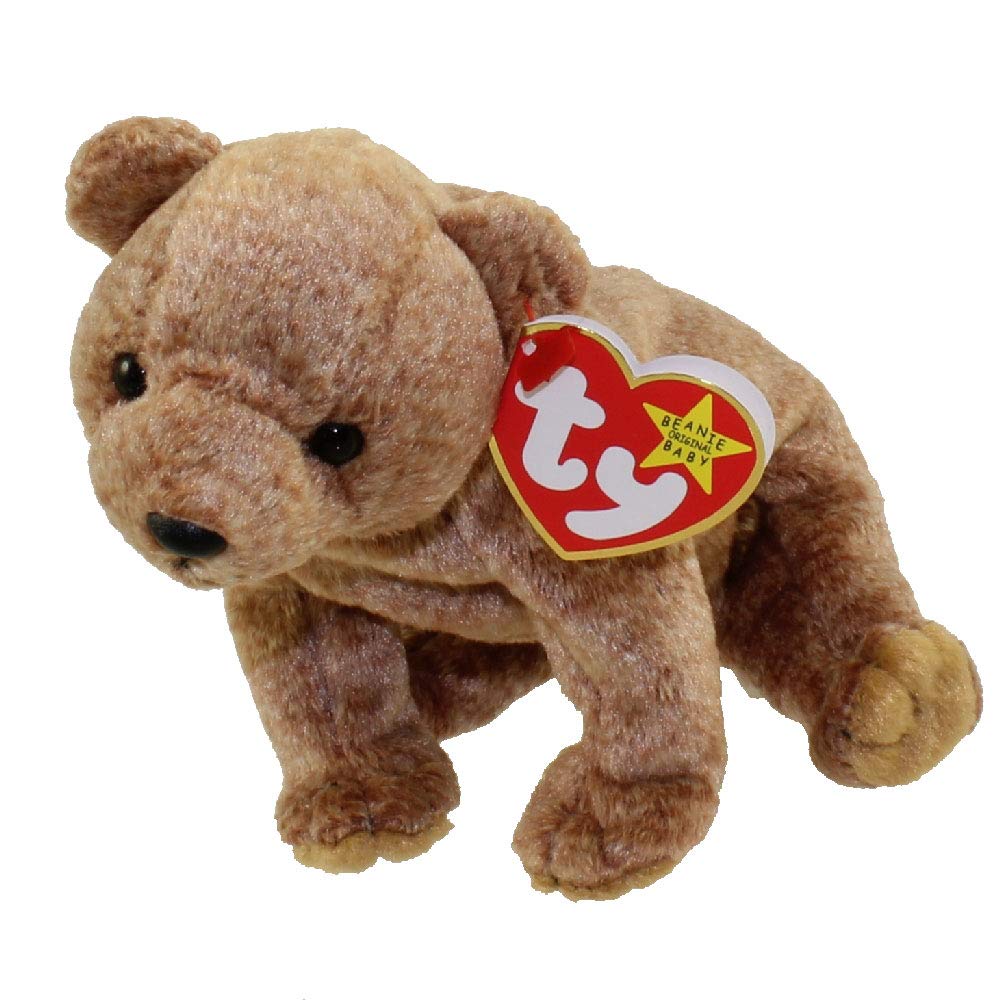 Ty Beanie Baby Pecan the Bear Beanbag Plush | Collectible Toy