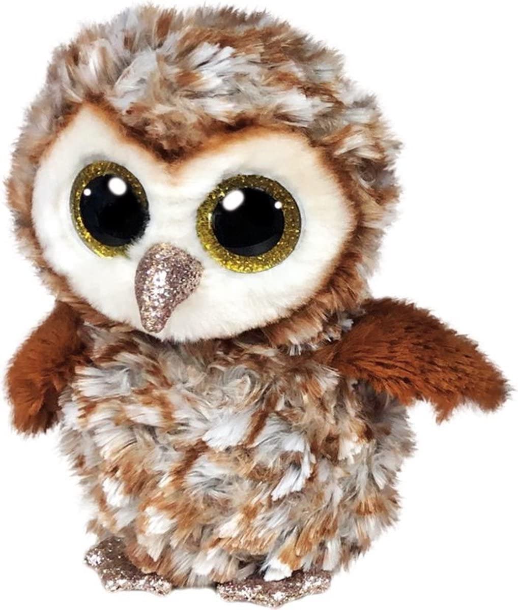 TY Percy Barn Owl Beanie Boo – 15 cm Multicolored Plush by Ty