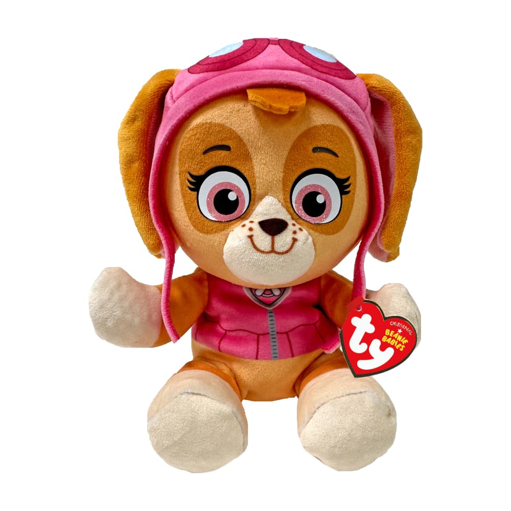 TY - Skye Paw Patrol Floppy Plush 6-Inch | Super Cubs Hero by Ty