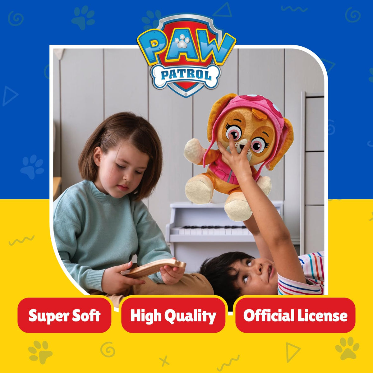 TY - Skye Paw Patrol Floppy Plush 6-Inch | Super Cubs Hero by Ty