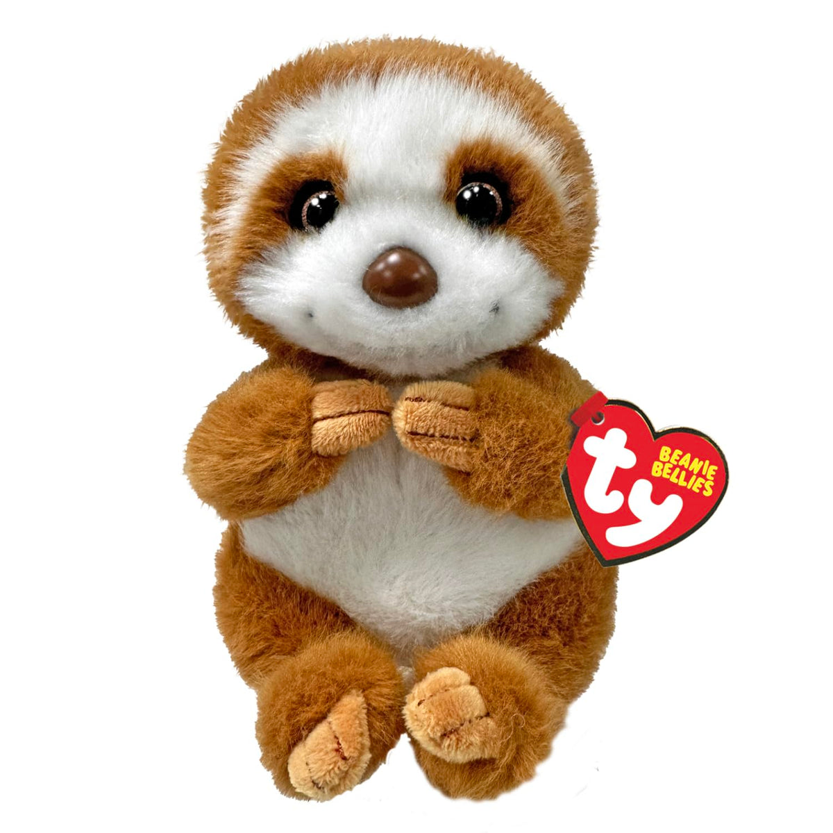 Stella the Brown Sloth Beanie Bellies Plush Toy by Ty – 6-Inch Cuddle Companion