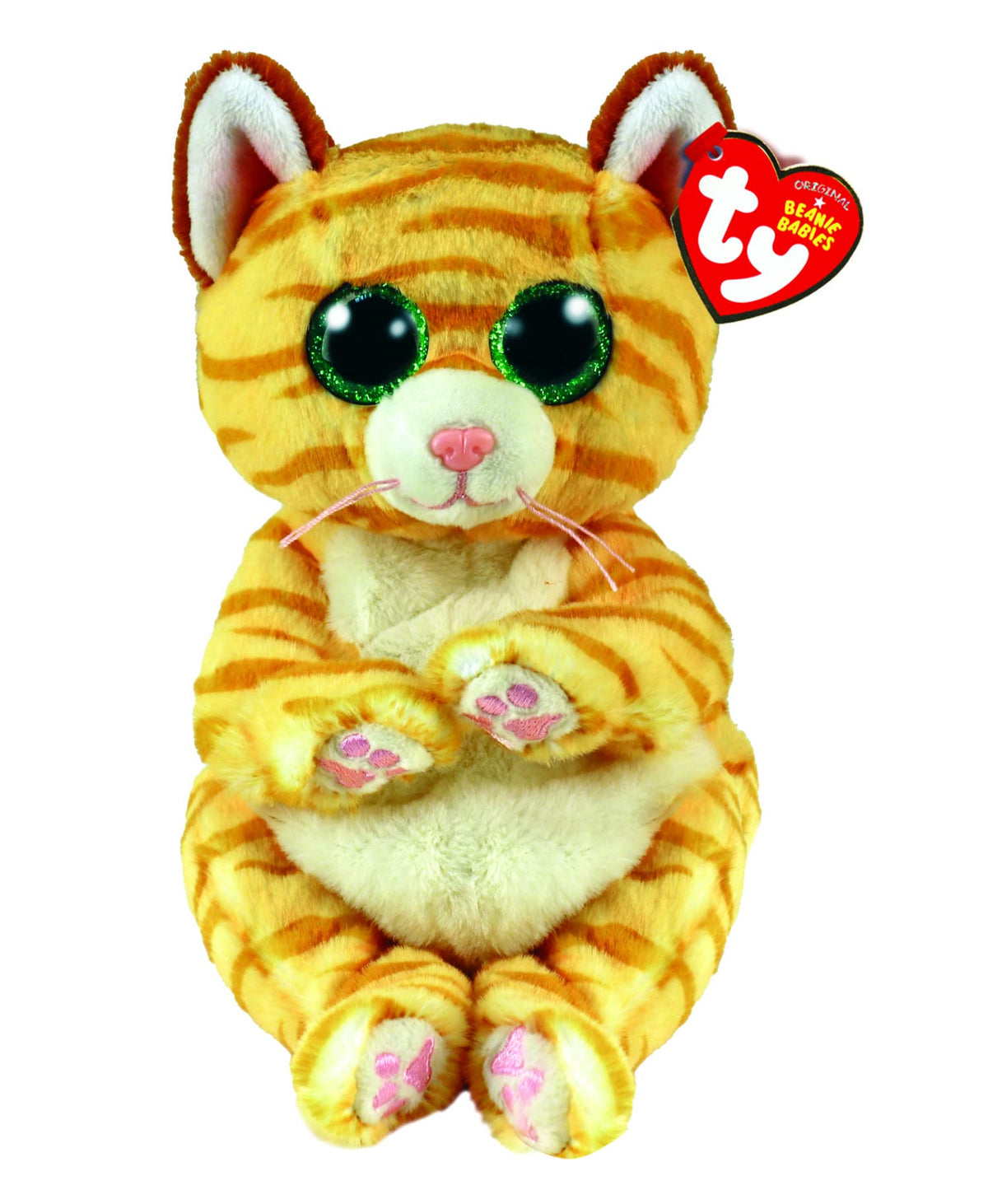 Ty Beanie Baby Mango Stripey Cat – 15 cm Plush Toy