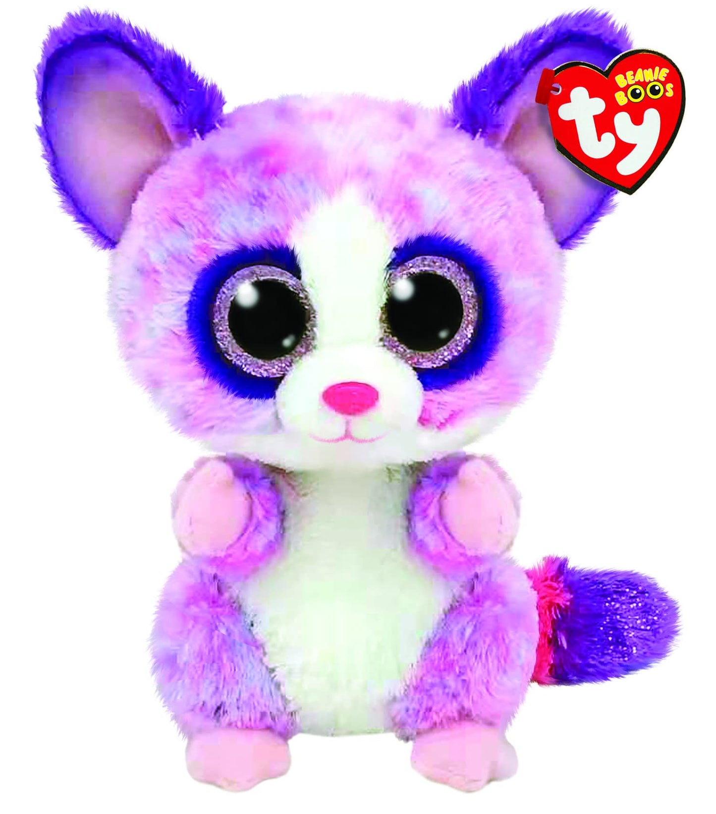 Ty Beanie Boo Pink Bush Baby Becca - 15 cm Plush Toy | 2009296