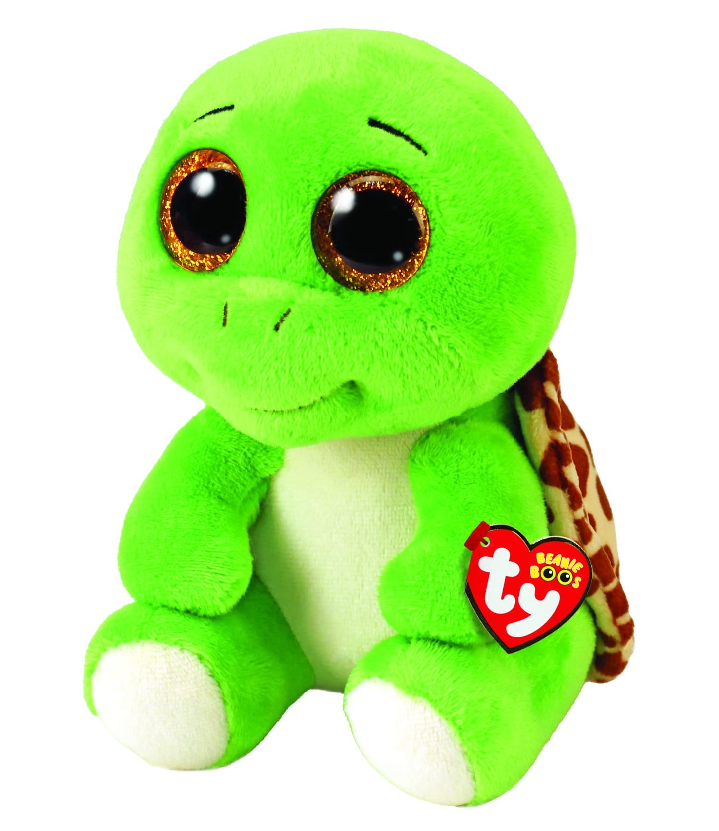Ty Beanie Boos Turbo The Turtle – 15 cm Plush Toy, Green TY36392