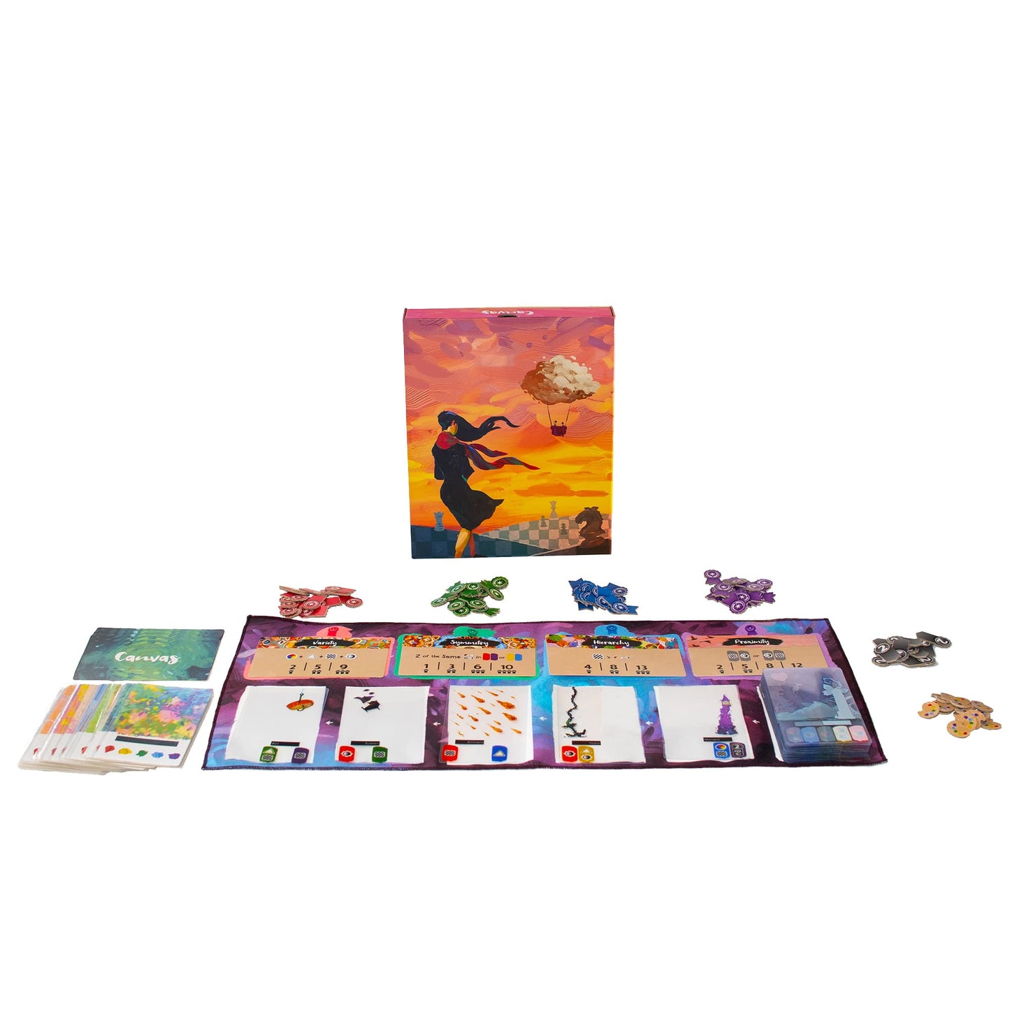 Canvas by Tycoon Games – Strategic Art Card Crafting Game for 1-5 Players, Ages 14+