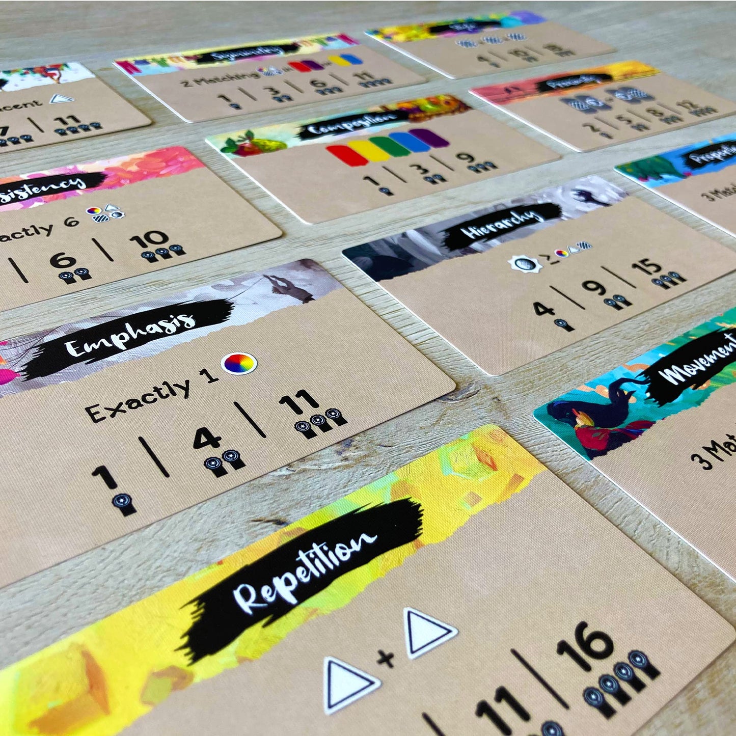 Canvas by Tycoon Games – Strategic Art Card Crafting Game for 1-5 Players, Ages 14+