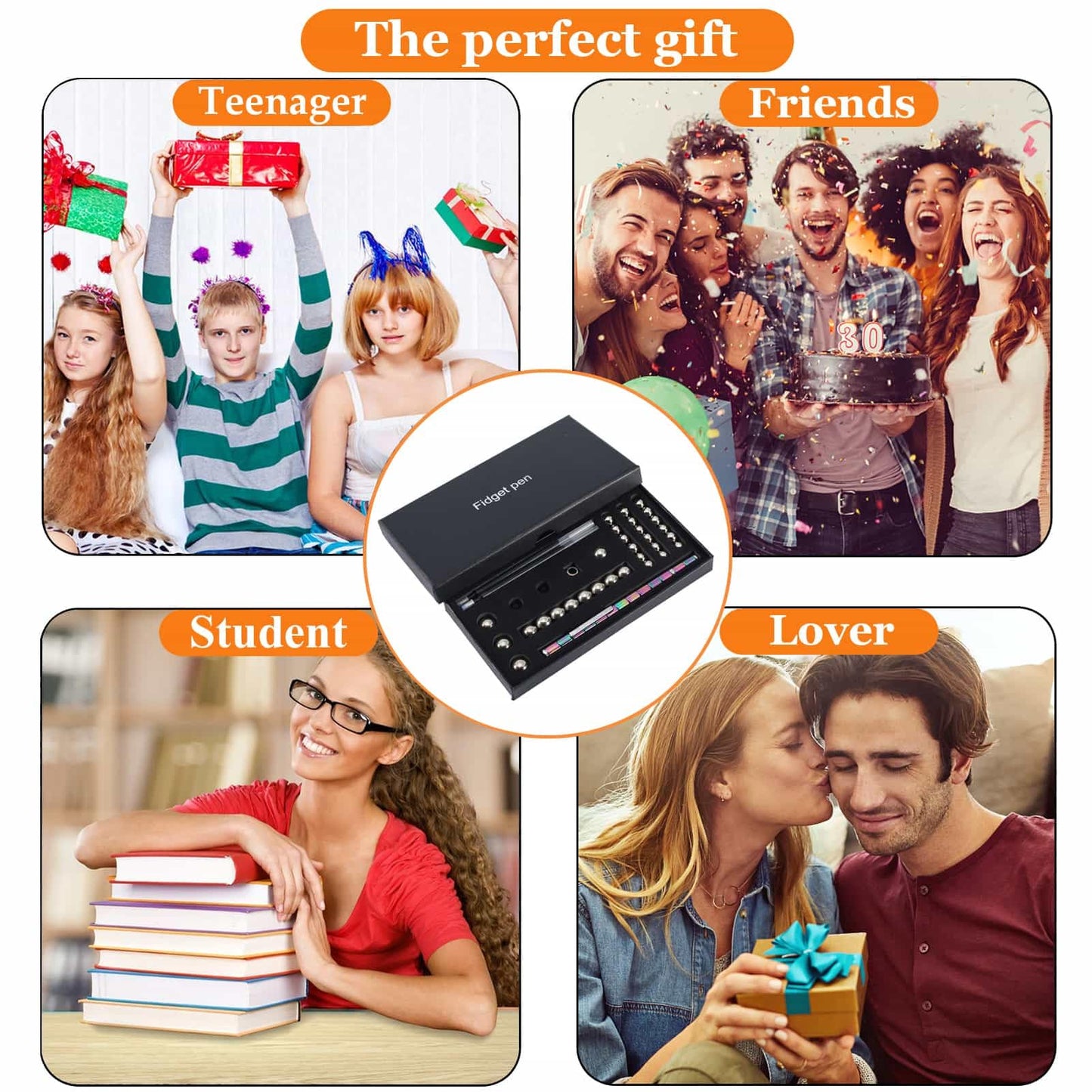 TYJHAFN Magnetic Fidget Pens – Stress Relief & Deformable Toy for Adults & Teens