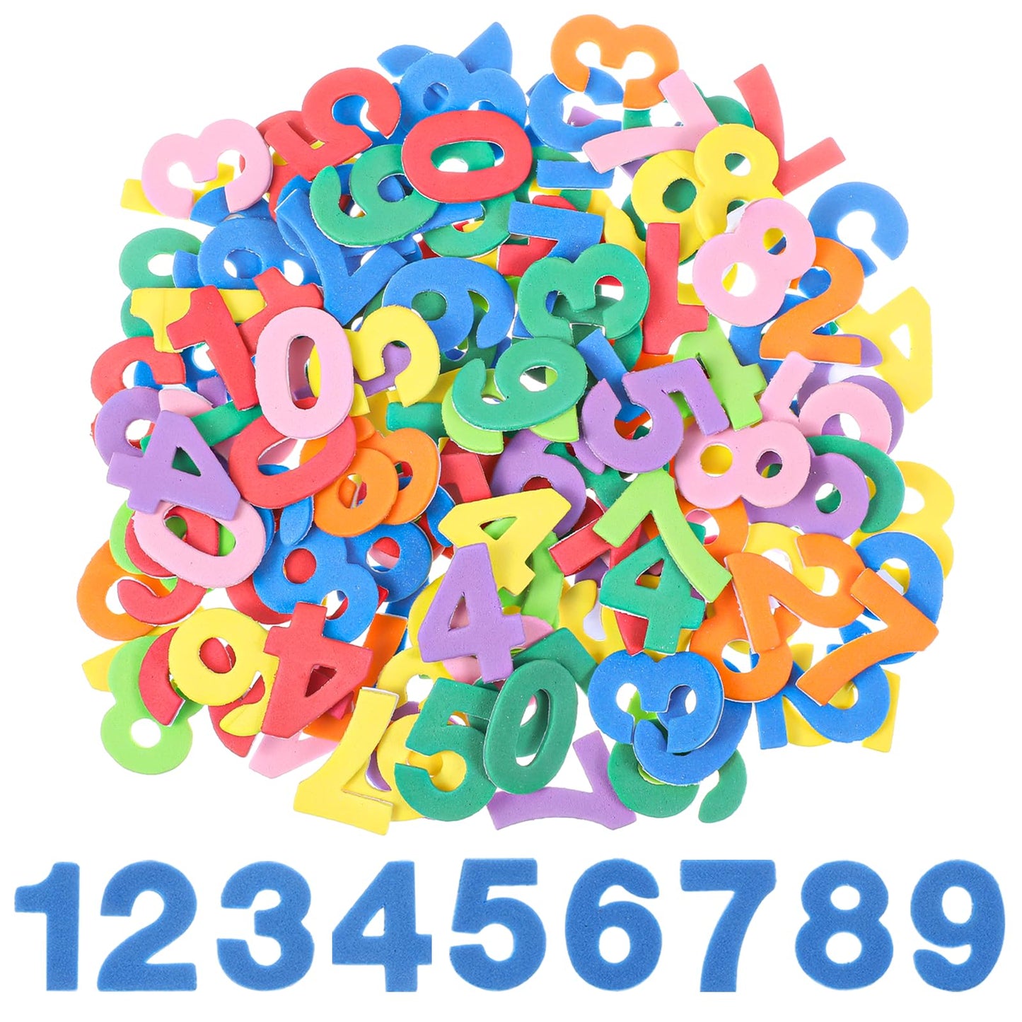 Tyqour 260Pcs Foam Sticker Set – Self-Adhesive Letters & Numbers for Crafts