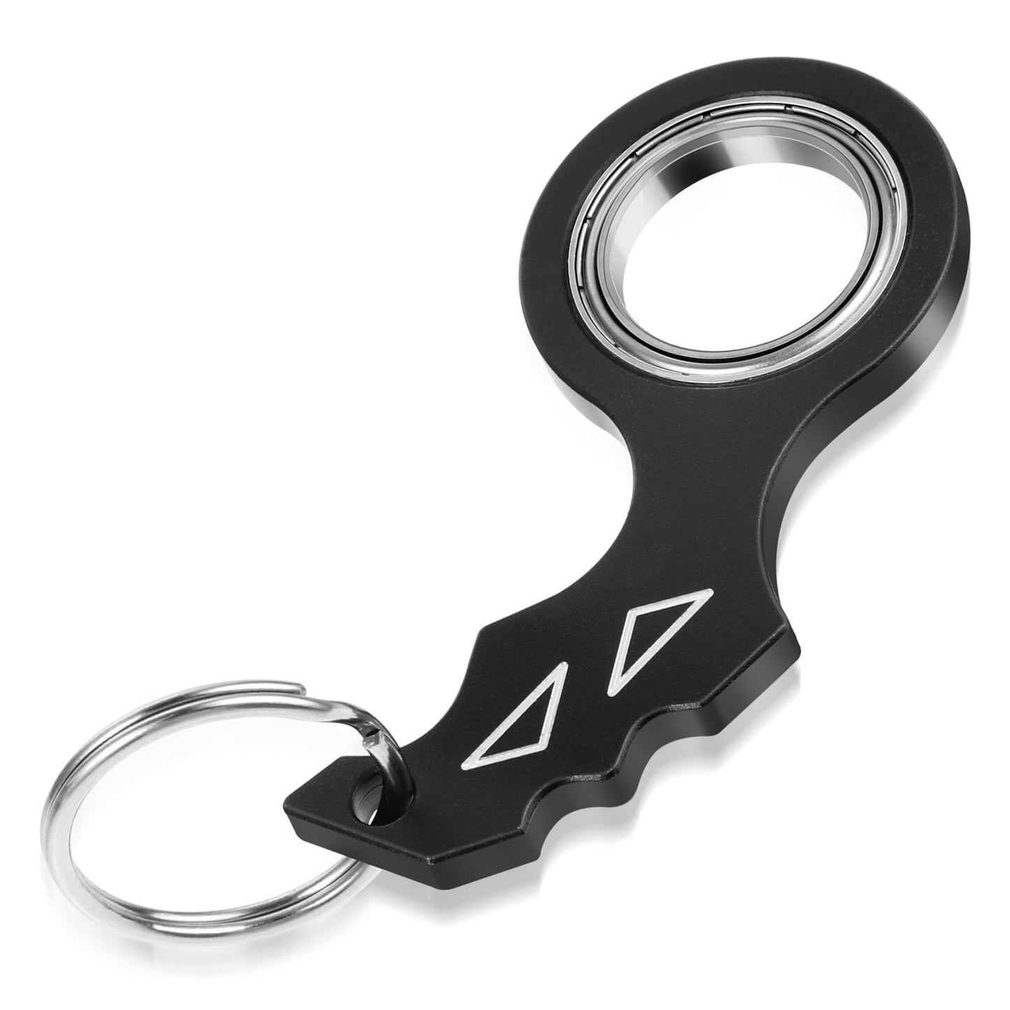 Tyqour Spinner Keychain – Portable Alloy Fidget for Adults & Teens