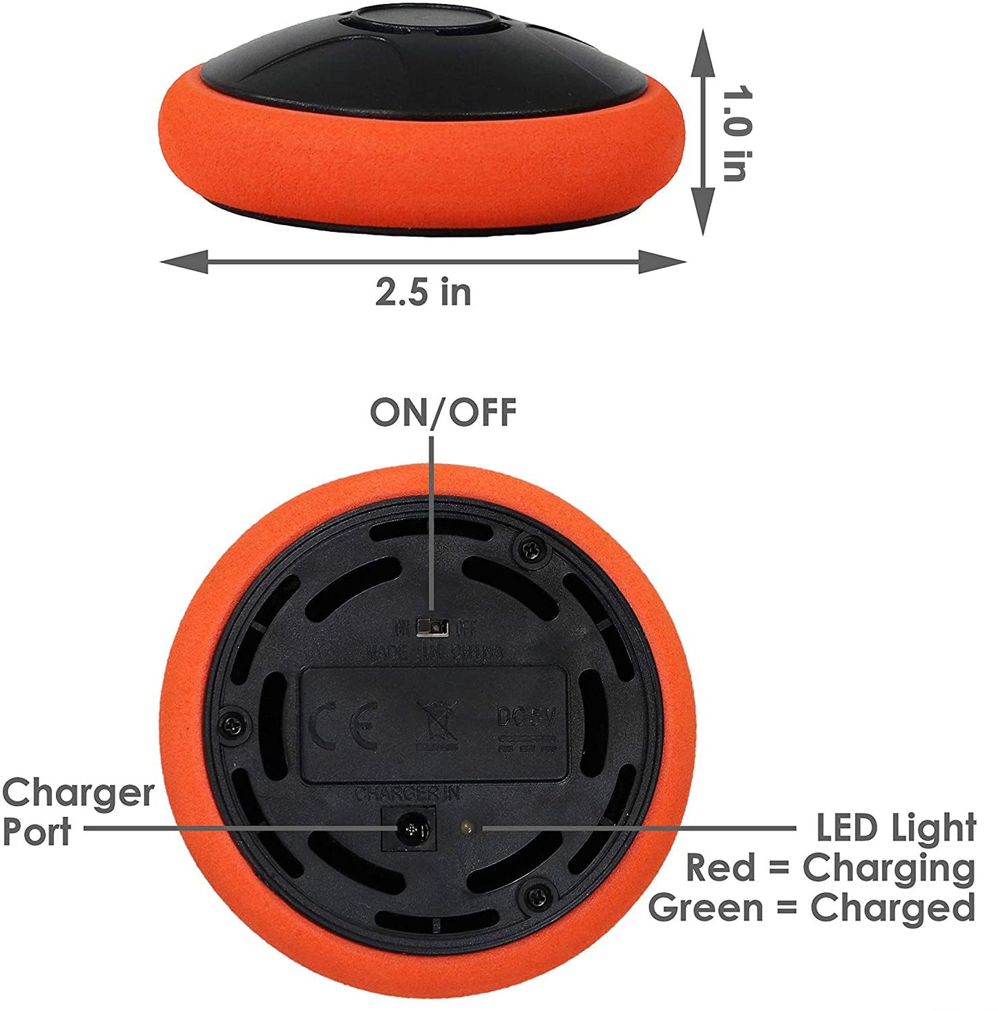 TYRDAN Floating Air Hockey Pucks and Paddles – Rechargeable USB-Powered Set for Any Flat Surface