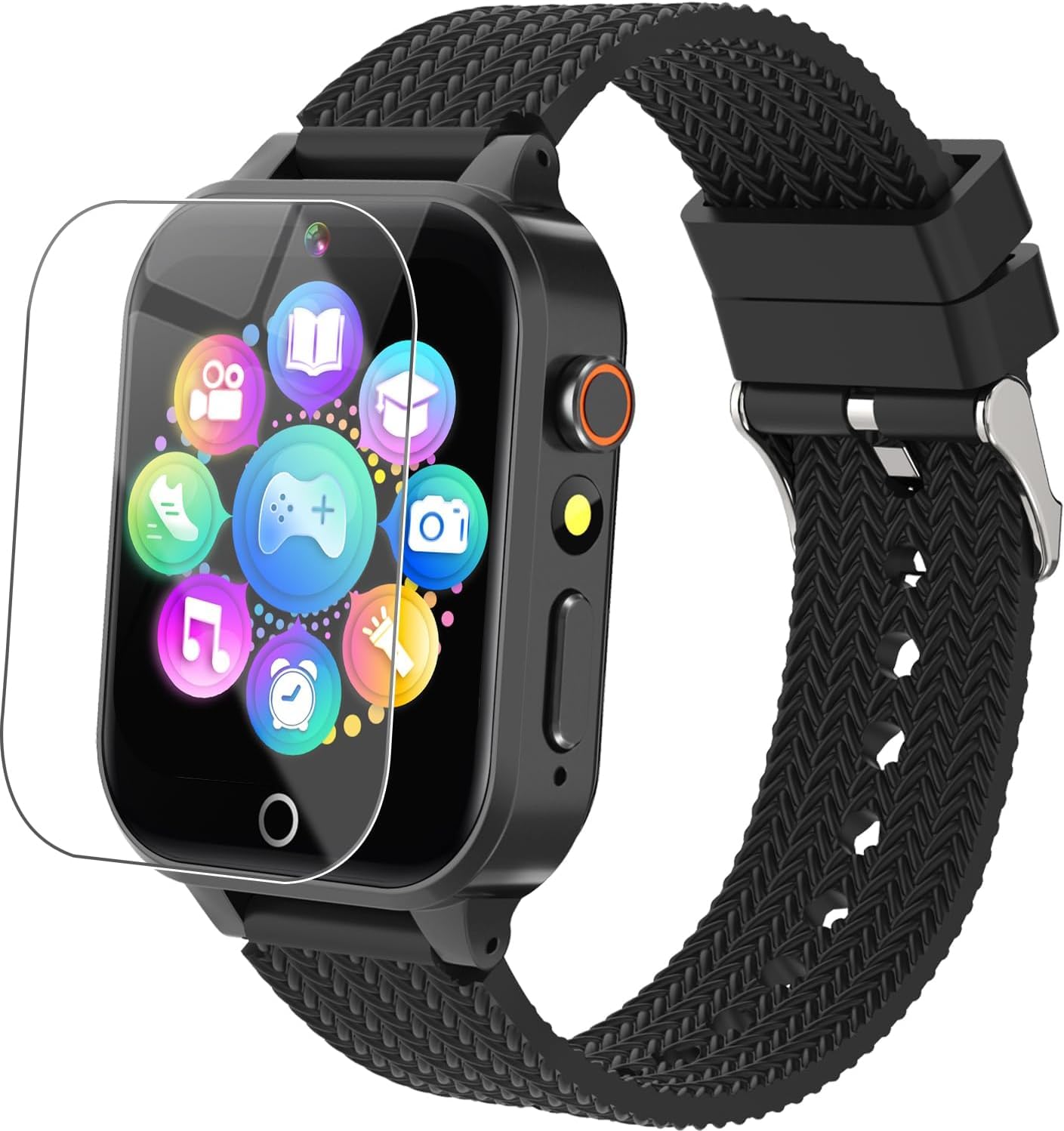 Tywop Kids Smart Watch with 26 Puzzle Games, HD Camera, Storybook & Pedometer – Metal Case