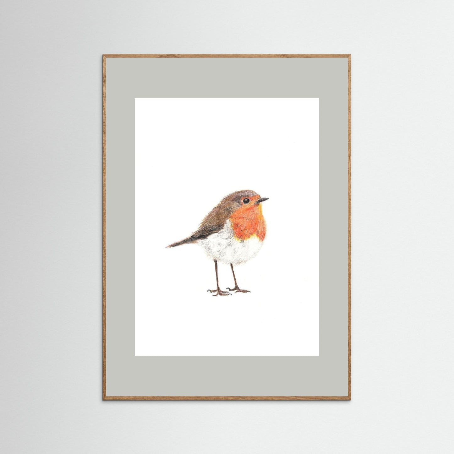 Robin Woodland Art Print